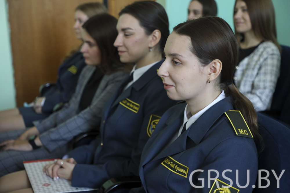 В Купаловском университете продолжаются встречи ректора со студентами и преподавателями