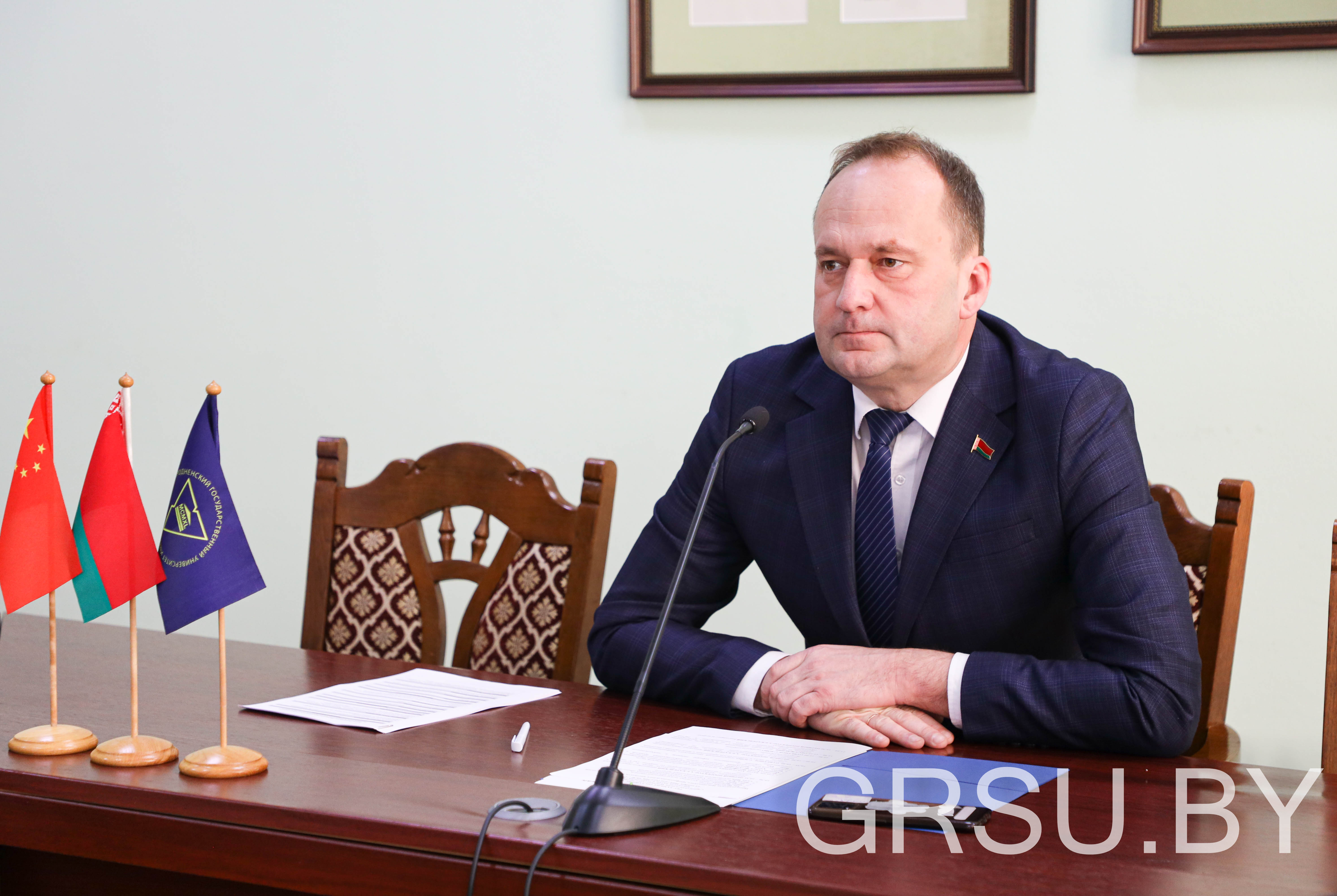 У ГрДУ імя Янкі Купалы прайшлі перагаворы з прадстаўнікамі Цзіліньскага прафесійнага інстытута навукі і тэхналогій