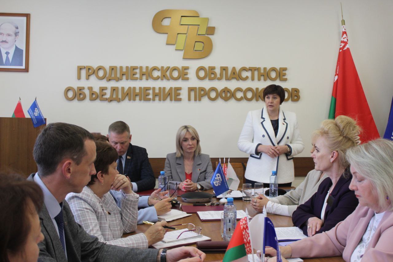 Купалаўцы прынялі ўдзел у пашыраным пасяджэнні Прэзідыума Гродзенскага абласнога камітэта Беларускага прафсаюза работнікаў адукацыі і навукі